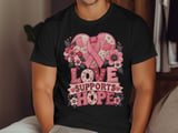 Love Supports Hope Faux Patchwork Tee thumbnail 15
