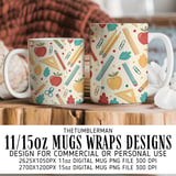 Whimsical School Supplies Digital Pattern Size Bundle Png thumbnail 4