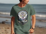 United States Coast Guard Sailor T-Shirt, Semper Paratus Military Veteran Gift, Patriotic USCG Emblem Apparel Tee thumbnail 5