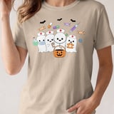 Ghost Nurse Halloween Tee thumbnail 7