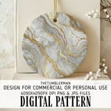 Gold Marble Tumbler Design, Digital Paper, Watercolor Flower Backgrounds, Floral Junk Journal Pages, Printable tumbler png, Digital thumbnail 3