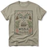 Moby Dick Embroidered Book Cover Tee thumbnail 18