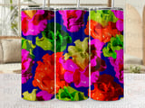 Vibrant 3D Fluid Art Tumbler Wrap PNG | Seamless Abstract Colorful Glossy Design for 20oz Skinny Sublimation Digital Download thumbnail 10