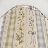 Lavender Meadow Gingham Charm Shower Curtain thumbnail 6