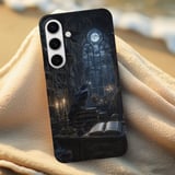 Dark Academia Tough Phone Case, Gothic Raven Bookish Phone Cover, Moody Midnight Library Aesthetic Case, Spooky Book Lover Gift thumbnail 6