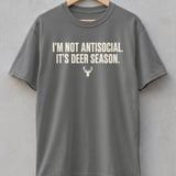 Not Antisocial It's Deer Season Tee thumbnail 2