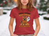 German Shepherd Halloween Sweatshirt, Boo Crew Pumpkin Dog Lover Gift, adult and kid size t-shirts thumbnail 2
