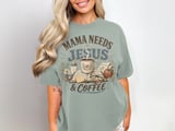 Mama Needs Jesus & Coffee Digital Design Other, Christian Mom Life Sublimation, Vintage Faith Based Gift for Her thumbnail 7