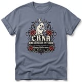 CRNA Anesthesia Ghost Halloween Tee thumbnail 2
