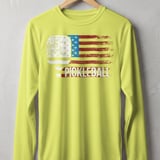 Pickleball Sport-Tek Long Sleeve Tee, PICKLEBALL Patriotic American Flag, UV Protection Sun Shield Shirt thumbnail 9