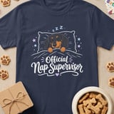 Official Nap Supervisor Dachshund Tee thumbnail 3