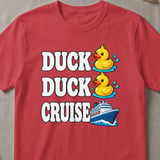 Duck Duck Cruise Vacation T-Shirt thumbnail 4