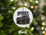 Grand Wagoneer Ornament, Muddy By Choice, Waggy Car Ornament, Off Road Ride, Car Lover Gift, SUV Ornament thumbnail 5