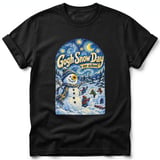 Gogh Snow Day ~ Comfort Colors Premium Tee thumbnail 1