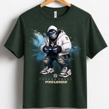 Gorilla Gamer Shirt for Boys, Funny Virtual Reality Gaming Tee, Kids Birthday Gift, Pixo League by Farron House thumbnail 9