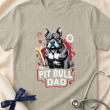 Proud Pit Bull Dad Tee | Pit Bull Dad Shirt | Pittie Dad Gift | Dog Dad Apparel thumbnail 4