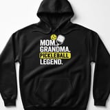 Pickleball Gildan Fleece Hoodie, Mom Grandma Pickleball Legend, Court Pullover thumbnail 1