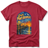 Gogh Port Aransas ~ Comfort Colors Premium Tee thumbnail 2