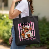 Moo I Mean Boo Halloween Tote Bag, Spooky Cute Highland Cow Ghost Bag, Pink Aesthetic Fall Season Shopping Tote, Funny Cow Lover Gift thumbnail 4