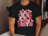 Pink Bestie Faux Patchwork Tee thumbnail 15