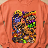 Halloween Mystery Detective Chase Dog Sweatshirt thumbnail 4