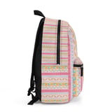 Cute School Supplies Pattern Backpack, Aesthetic Student Bag, Playful Pencil Notebook Print Spiral Notebook, Kawaii Stationery Lover Gift thumbnail 5