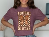 Football Sister Bow Tee thumbnail 1