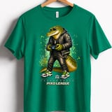Crocodile Gamer Shirt for Boys, Funny Virtual Reality Gaming Tee, Kids Birthday Gift, Pixo League by Farron House thumbnail 4