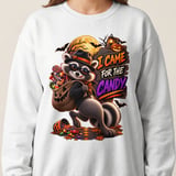 Randy the Raccoon Halloween Candy Sweatshirt thumbnail 7
