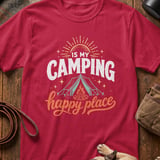 Camping Is My Happy Place T-Shirt thumbnail 4