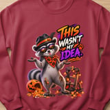 Randy the Raccoon Halloween Sweatshirt thumbnail 3