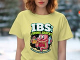 IBS T-Shirt, Funny Gut Tee, I Bring Snacks Shirt, Low FODMAP, High Maintenance, Digestive Health Awareness, Novelty Graphic Tee thumbnail 6