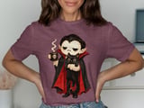Vampire Coffee and Black Cat Tee thumbnail 2