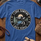 I Love Camping I Hate People Tee thumbnail 5