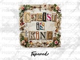 Christ is King Tumbler Wrap PNG, Christian Sublimation Design, Faith Collage 20oz Skinny Straight & Tapered Digital Download thumbnail 9