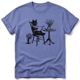 Cozy Bookish Cat Tee thumbnail 14
