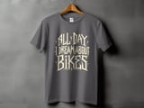 All Day Dream About Bikes | Bike Shirt thumbnail 9