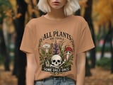 Poisonous Plants Hoodie, Skull Botanical Sweatshirt, Dark Academia All Plants Are Edible Tee, Witchy Gothic Garden Tshirt Gift thumbnail 9