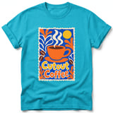 Cutout Coffee ~ Comfort Colors Premium Tee thumbnail 5