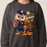 Halloween Officer Hoot the Owl Sweatshirt thumbnail 15