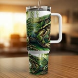 Frog Tumbler Wrap Design, 40oz Tumbler Wrap PNG, Nature Frog Sublimation Design, Digital Download for Tumbler thumbnail 4