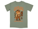 Buttered Your Last Biscuit Cowboy Cat Tee thumbnail 5