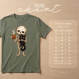 Skeleton Coffee and Black Cat Tee thumbnail 15