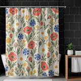 Wild Meadow Botanical Shower Curtain thumbnail 10