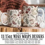 Cozy Winter Comfort Digital Design Size Bundle Png thumbnail 4