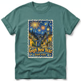 Gogh New Year ~ Comfort Colors Premium Tee thumbnail 8