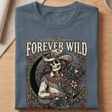 Forever Wild Skeleton Cowgirl Tee thumbnail 3