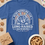 Longhaired Dachshund Club Retro Tee thumbnail 3