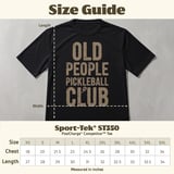 Pickleball Sport-Tek Performance Tee, Old People Pickleball Club, Athletic Moisture-Wicking Court Apparel thumbnail 11