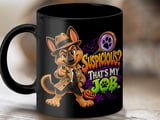 Suspicious That's My Job German Shepherd Mug thumbnail 9